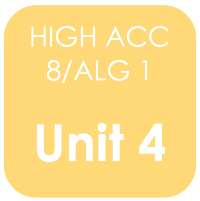 Highly Acc 8/Alg 1 
